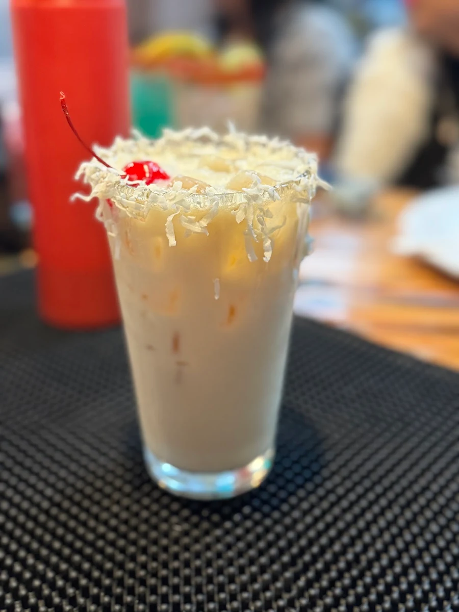 Piña Colada En Vaso