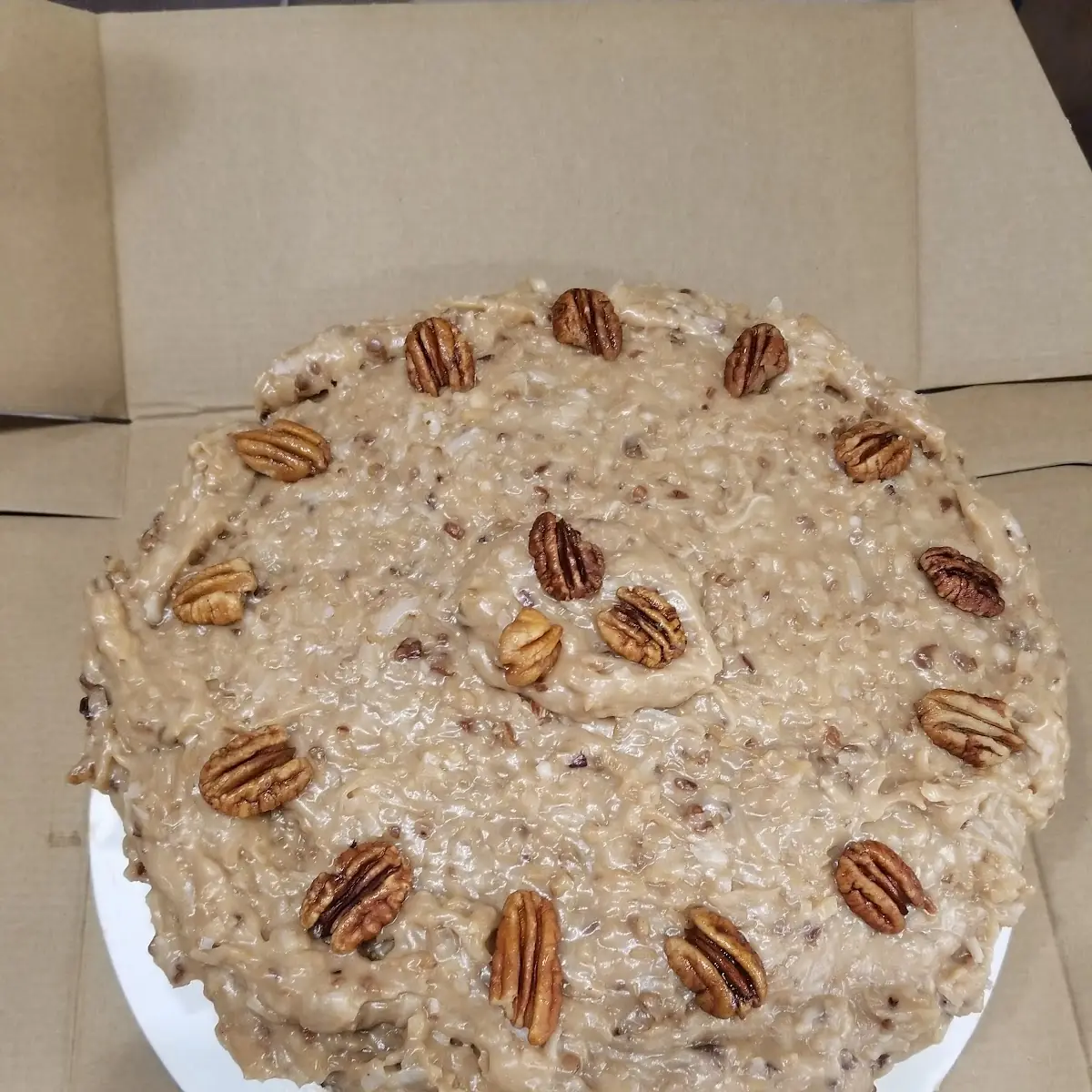 Homemade German Chocolate Cake