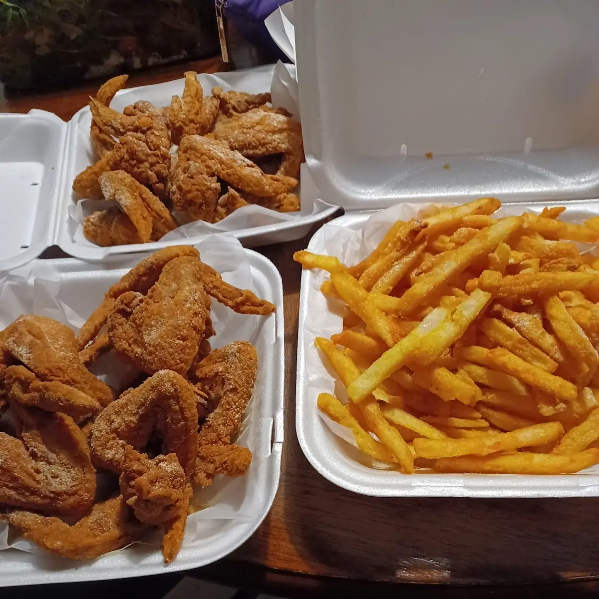 Fried Chicken and Fries