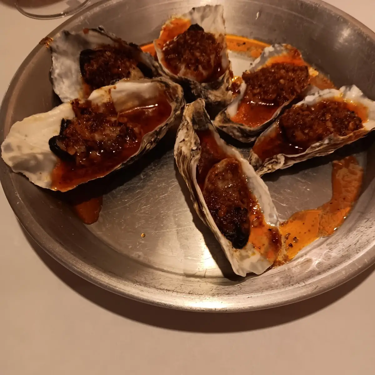 Steamed Oysters on the Half Shell