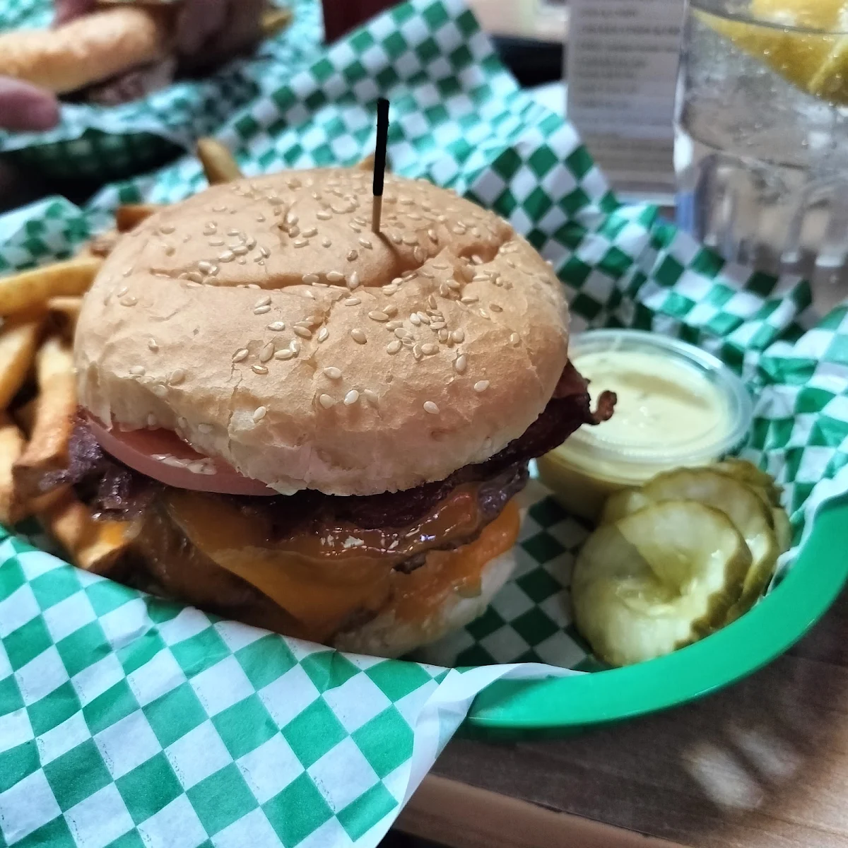 Triple Cheeseburger