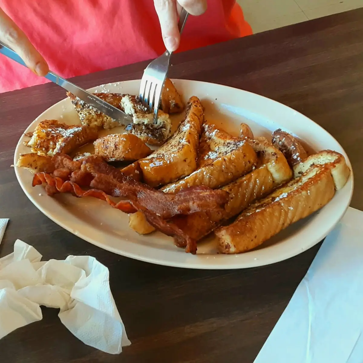 French Toast with Bacon