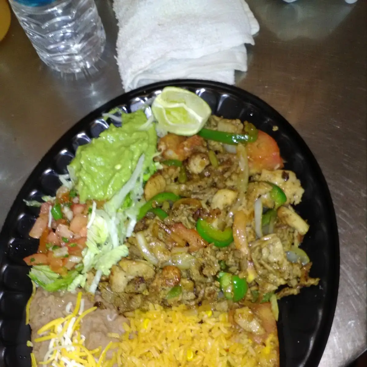 Chicken Fajitas Plate
