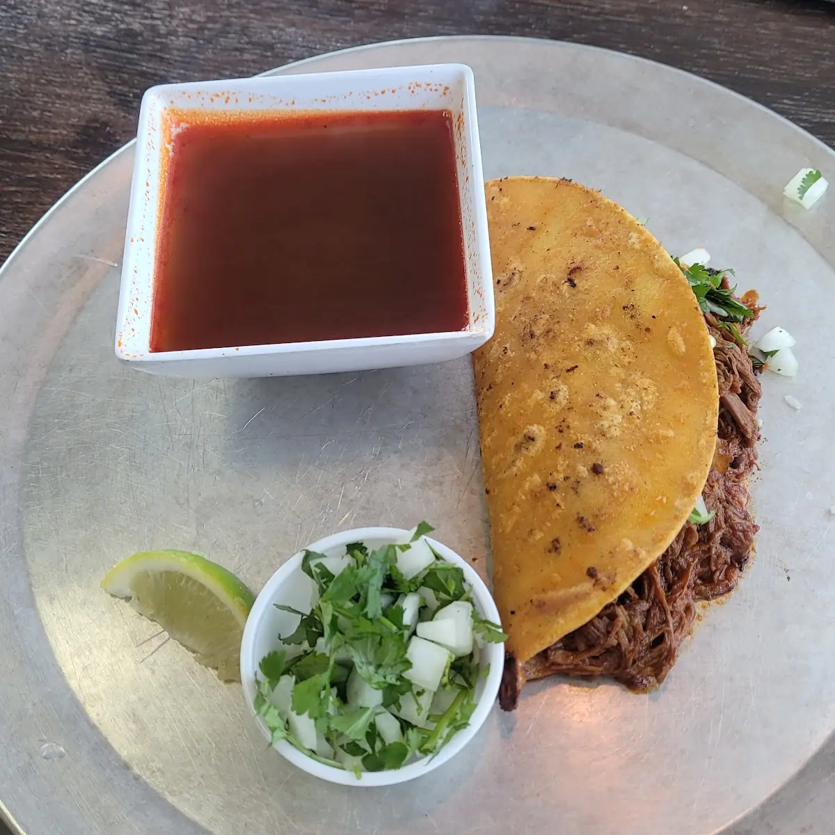 Birria Taco Con Consome