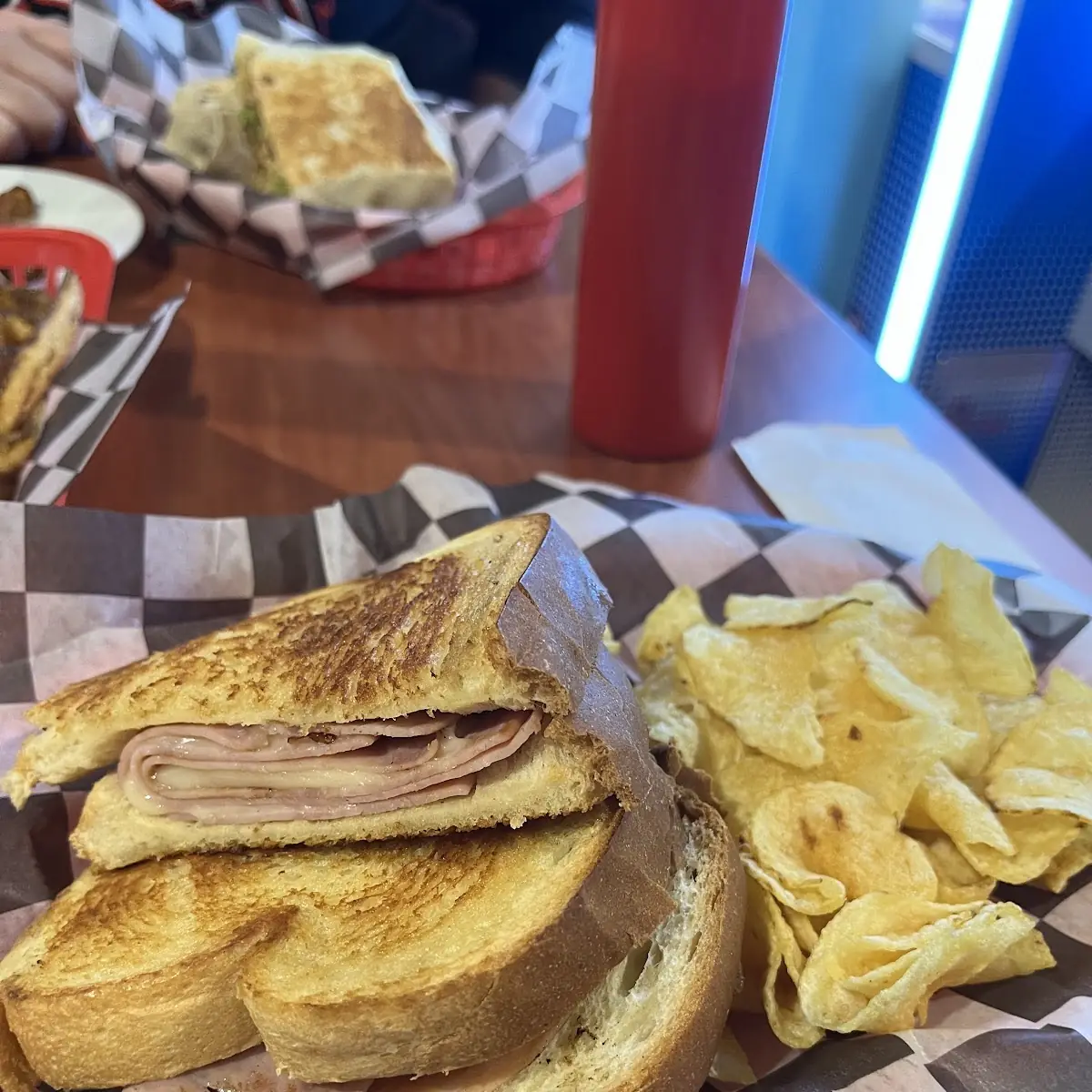 Hot Ham & Cheese Sandwich