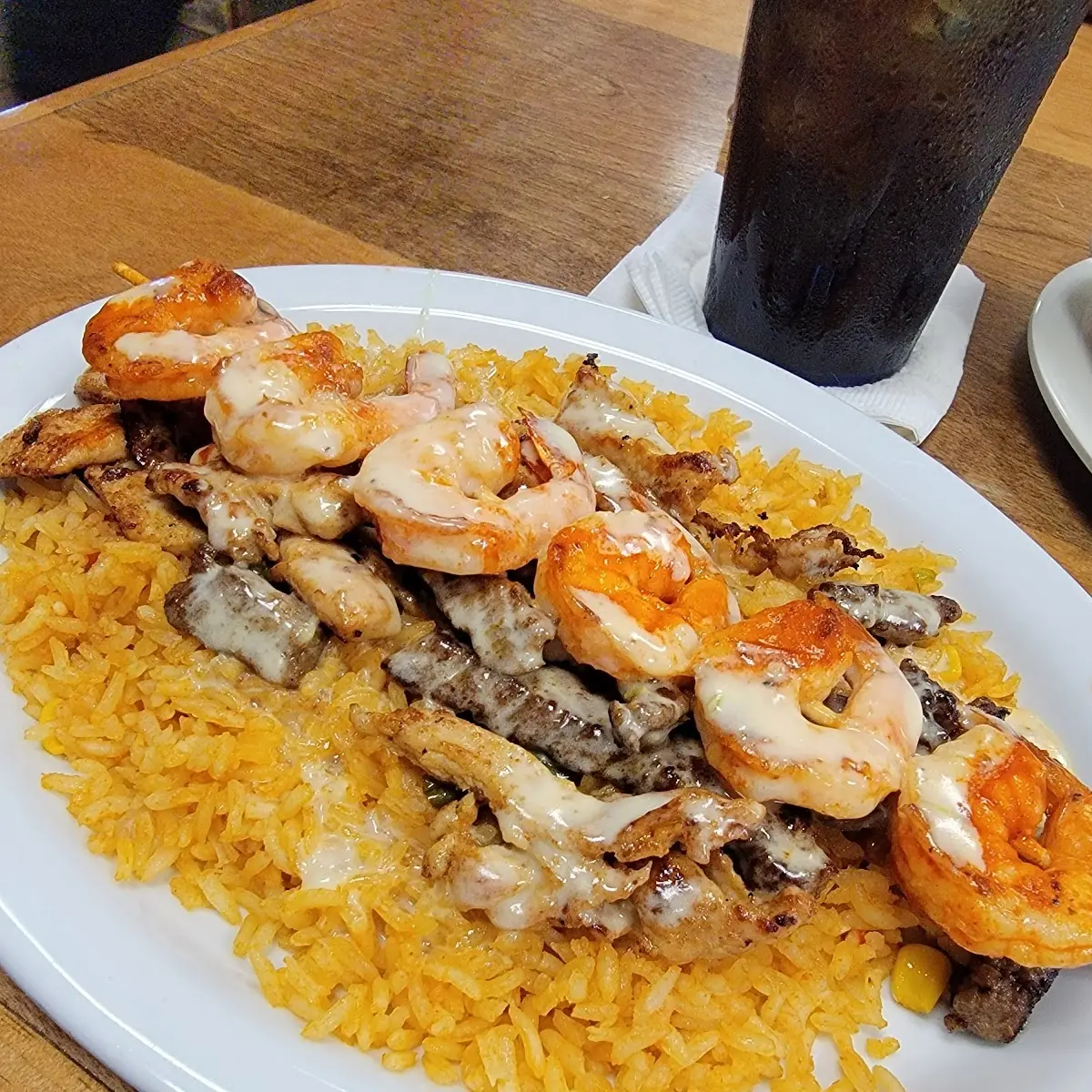 El Jalisco Nachos over Rice