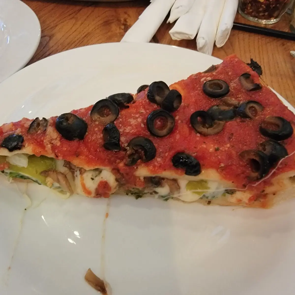 Deep Dish Veggie Pizza