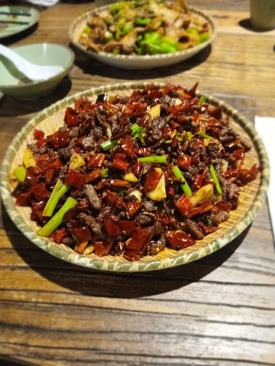 Deep Fried Beef with Chilli, Cheng Du Street Food