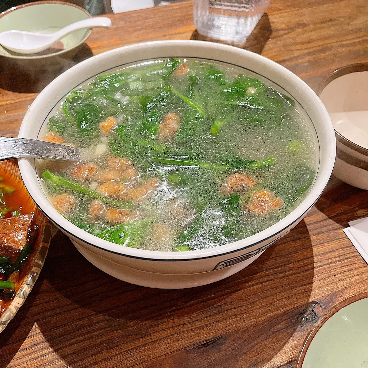 Pea Sprouts Soup, Cheng Du Street Food