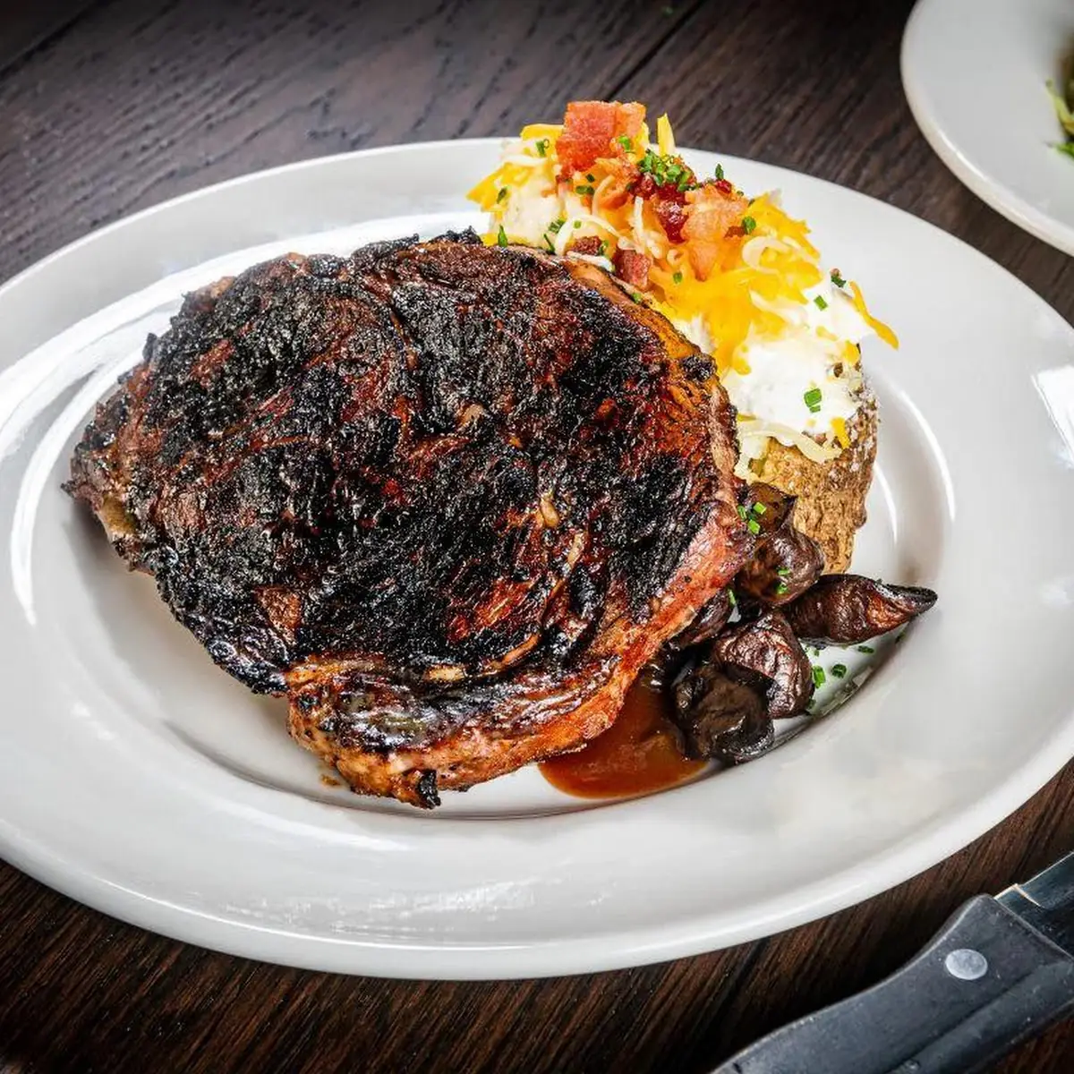Drunken Rib Eye Steak