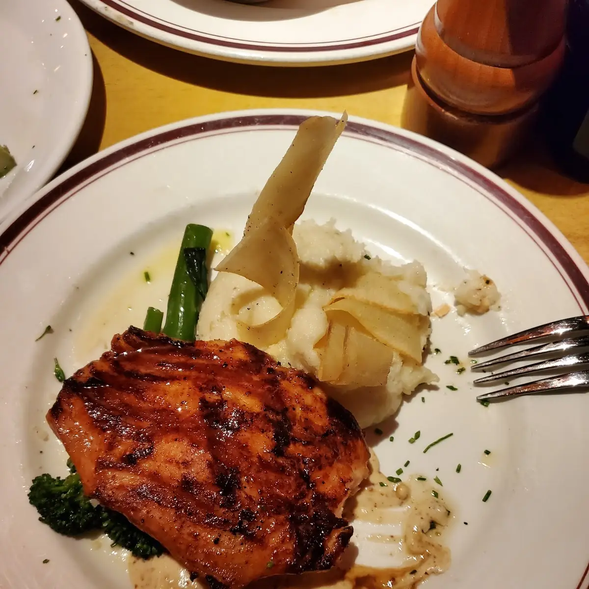 Salmon and Mashed Potatoes