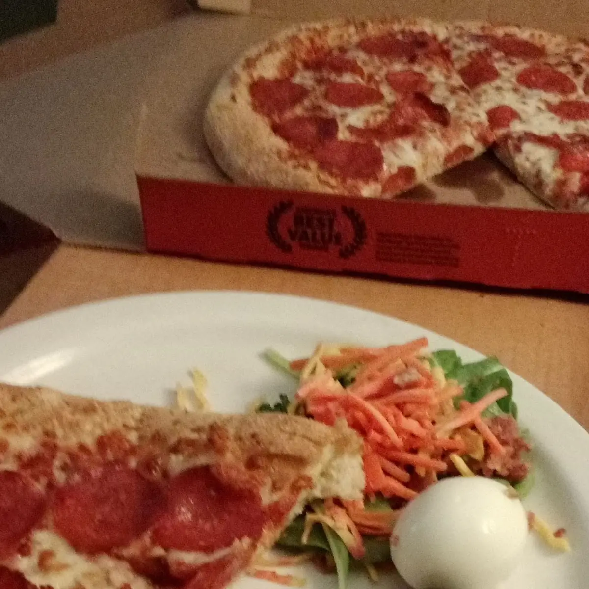 Pepperoni Pizza Garden Salad