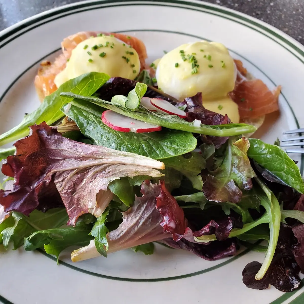 MDB - Salmon and Egg Benedict
