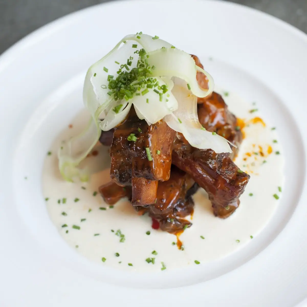 Potato Gnocchi with Crispy Pork Belly