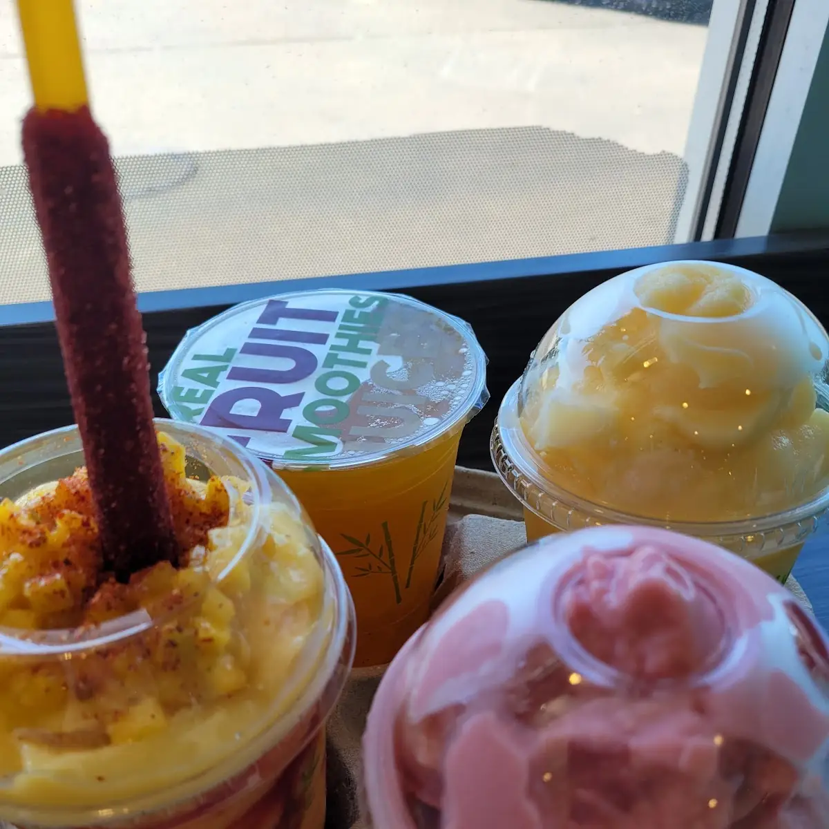 Mango Dazzle Durian Peach Green Tea