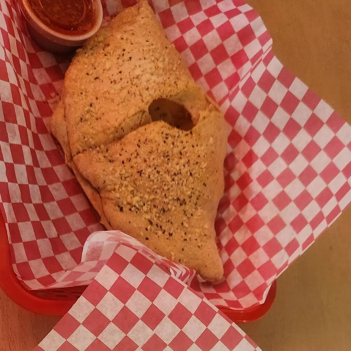 Philly Cheesesteak Calzone