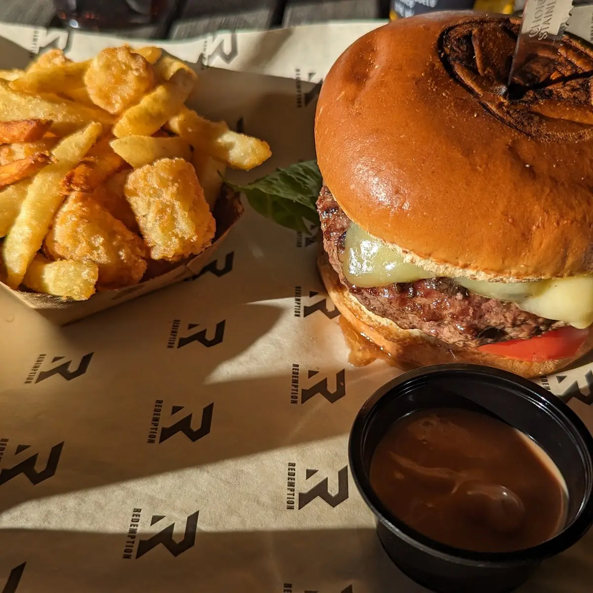 Mushroom Swiss Burger
