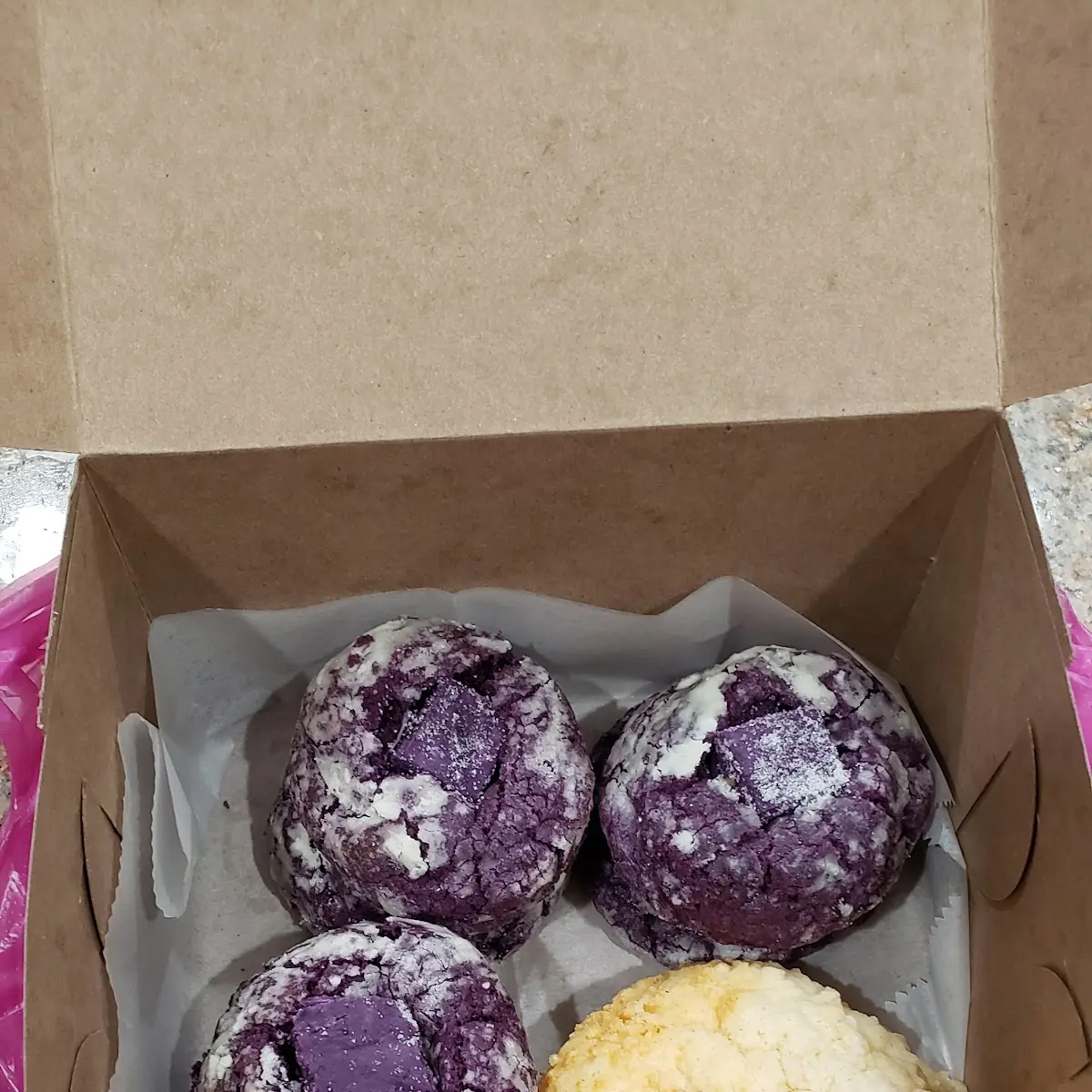 Ube Cookies and Cheese Bread