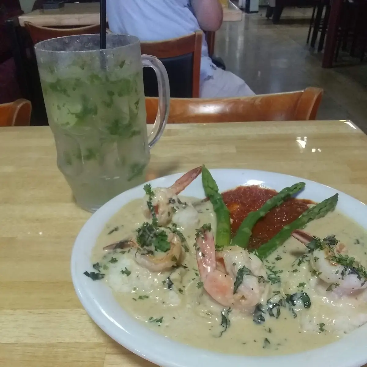 Sauted Shrimp and Garlic Mashed Potatoes