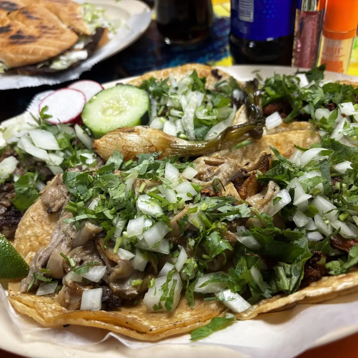 Tacos de Asada Y Tripa