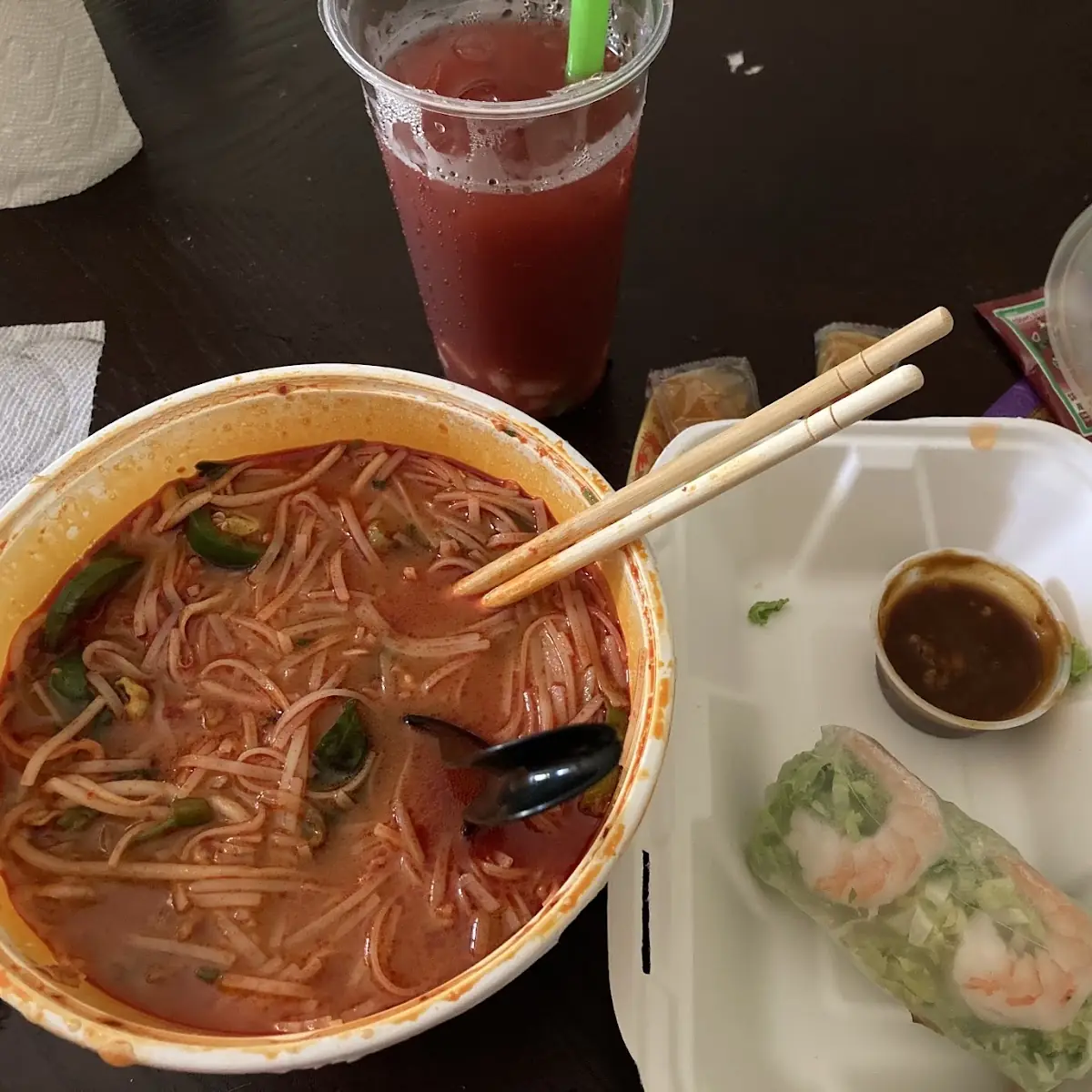 Beef Pho Shrimp Summer Roll