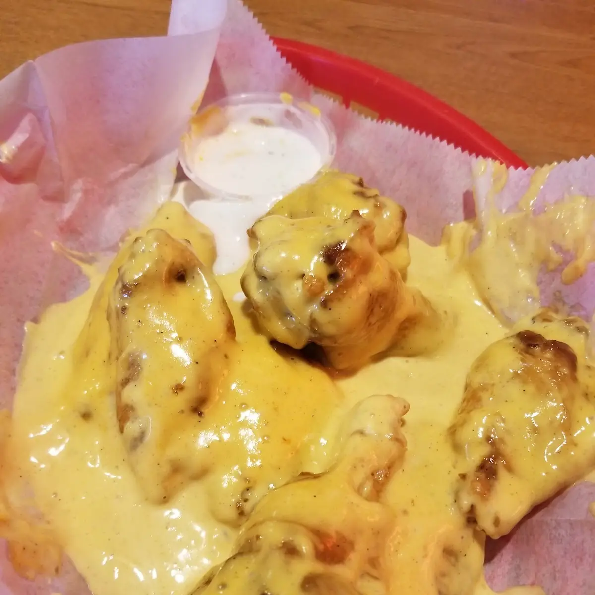 Wings with Honey Mustard