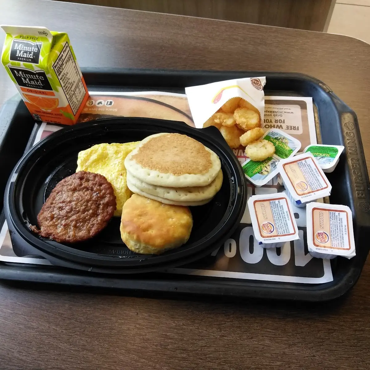 Breakfast at Burger King