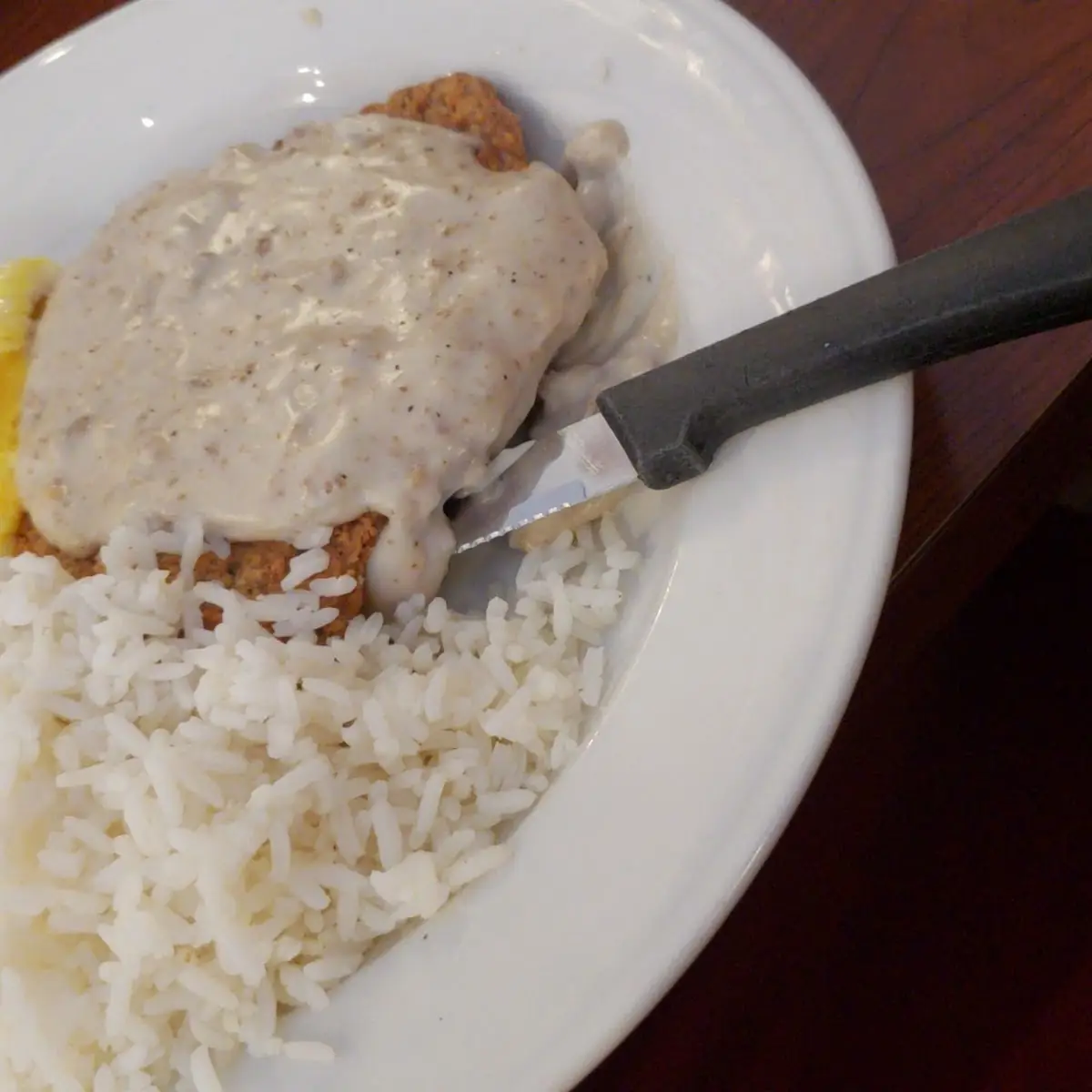 Country Fried Steak and Eggs