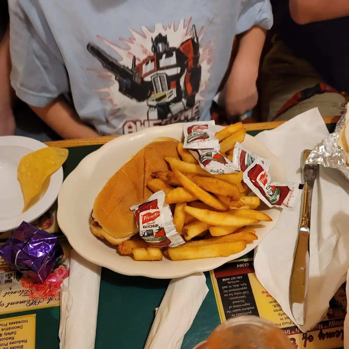 Hot Dog with Fries