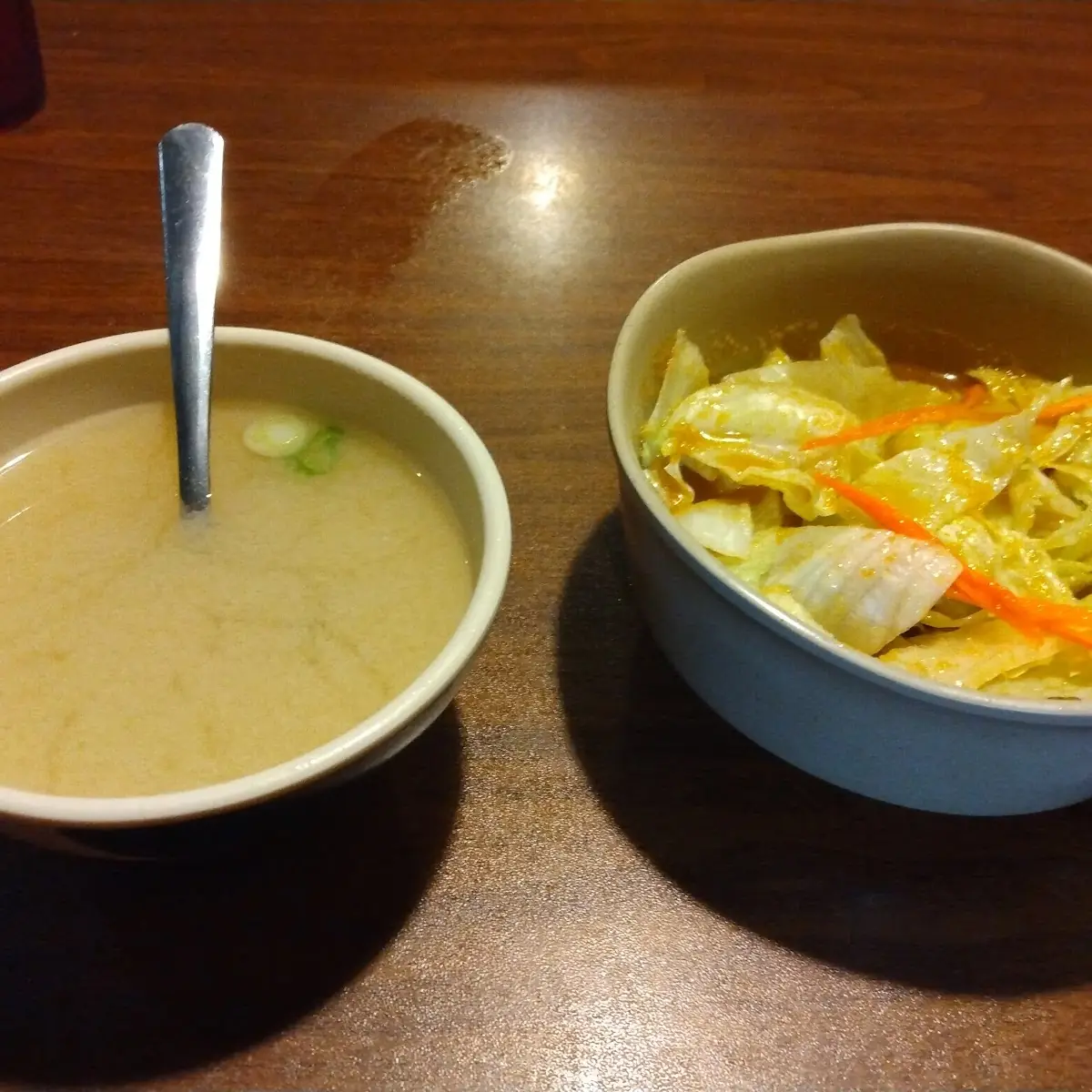 House Salad and Miso Soup