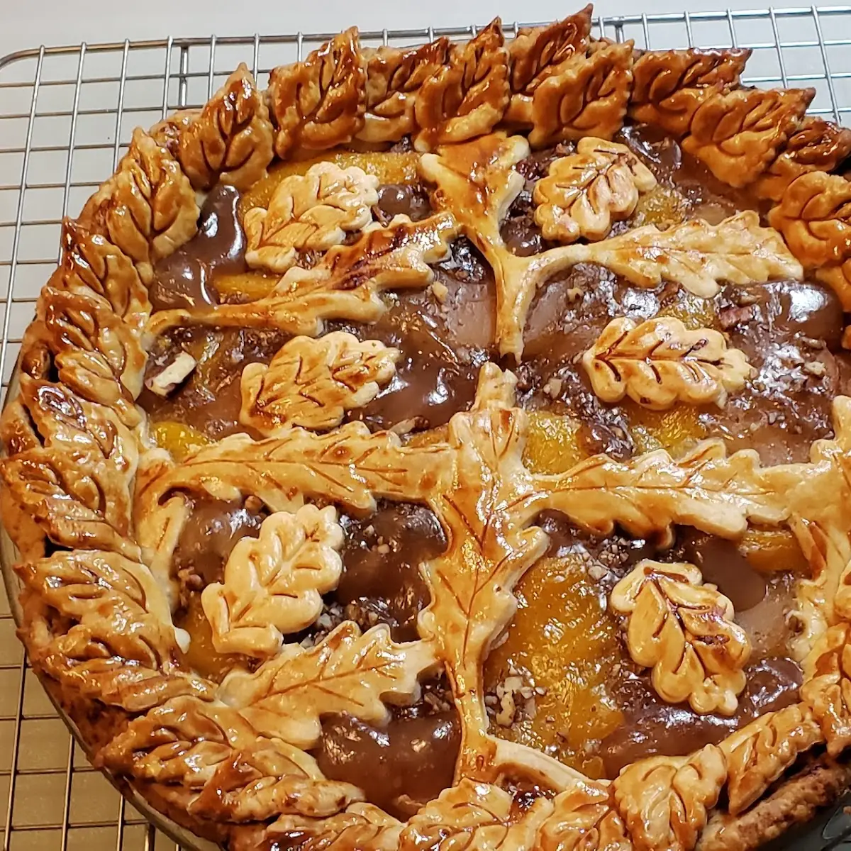 Peach-Apple Pie