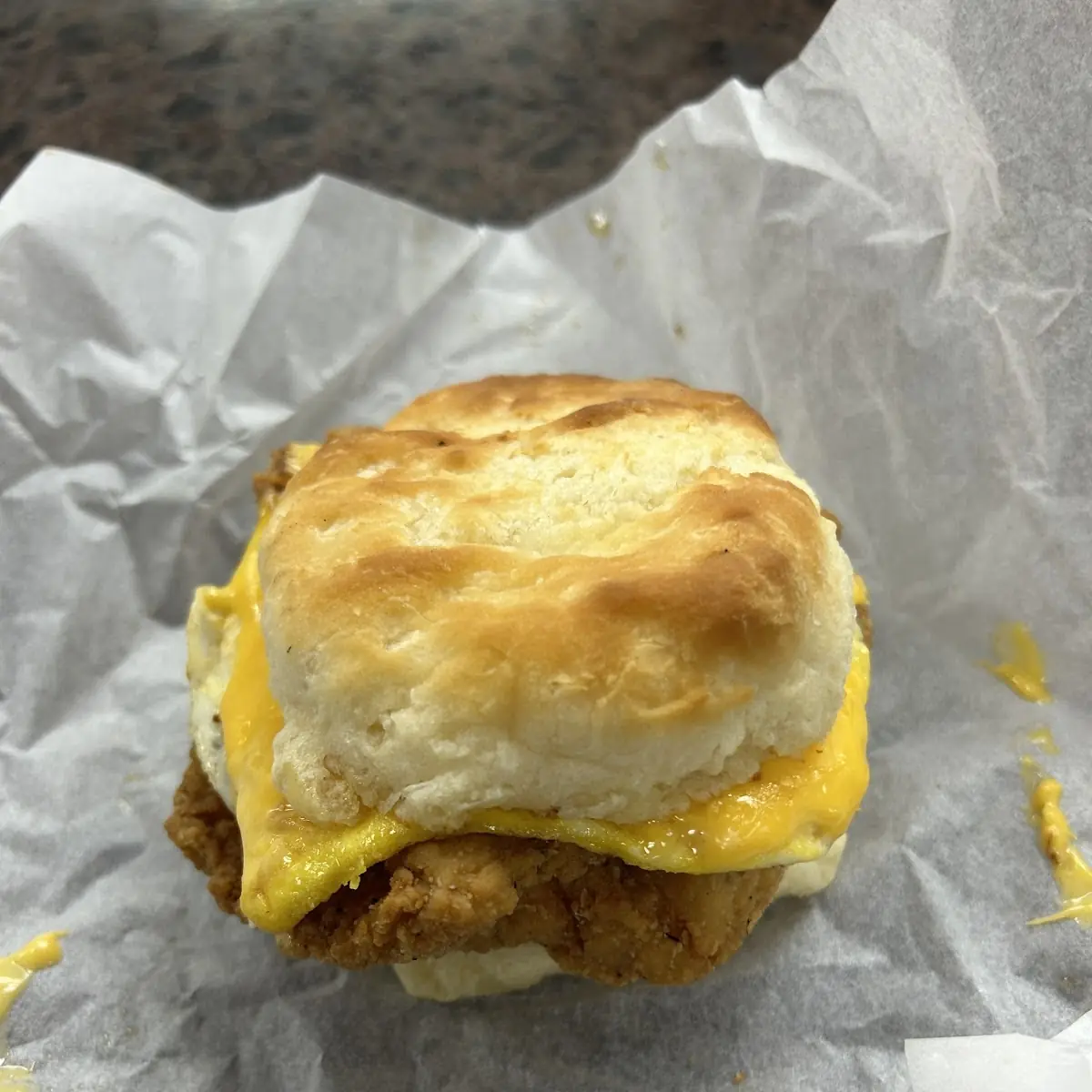Buttermilk Chicken with Egg & Cheese