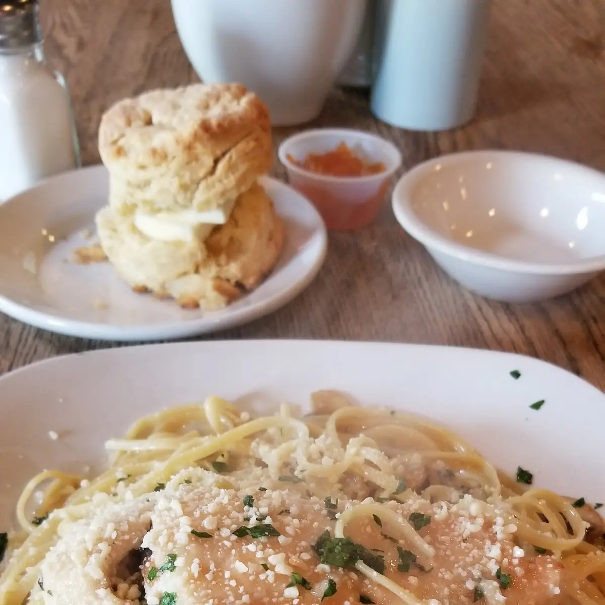 Chicken Piccata with Linguini