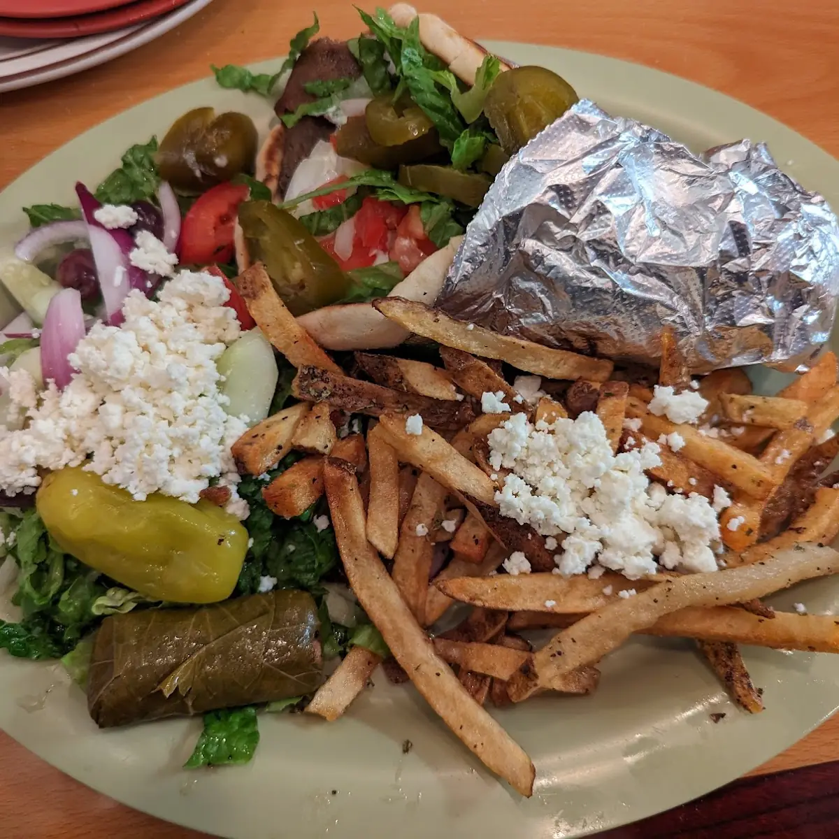 Grilled Veggies Gyro