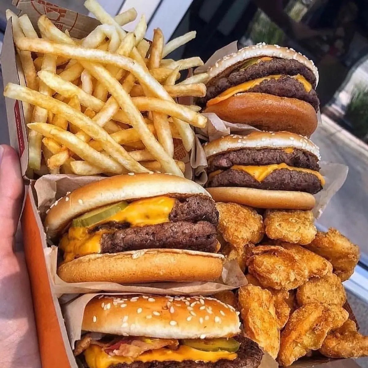 Triple Cheeseburger