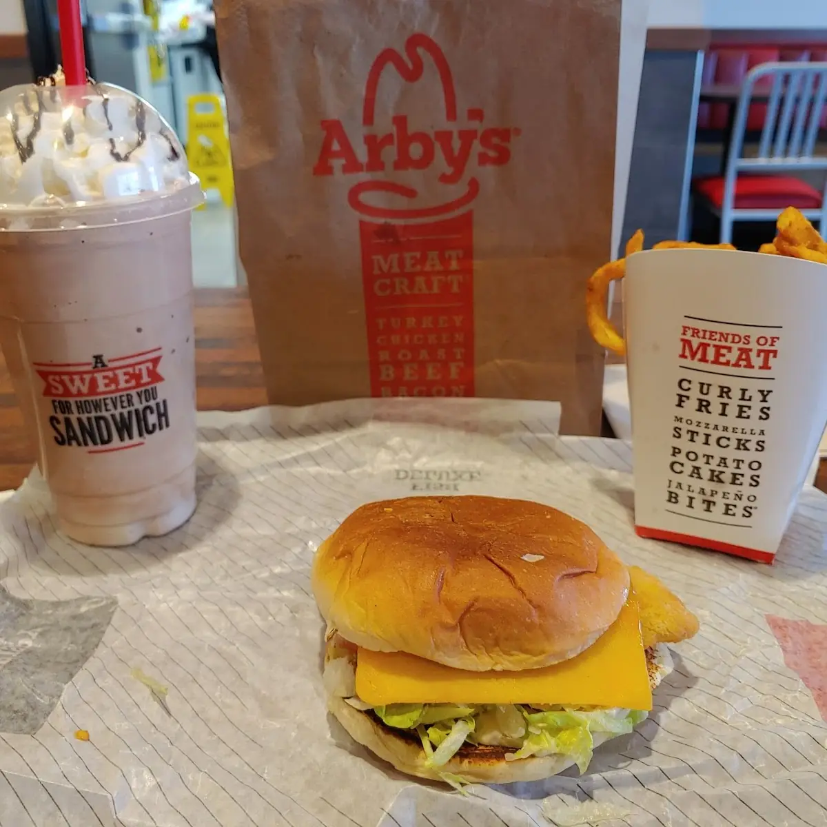 Spicy Chicken Sandwich Combo Wit Shake