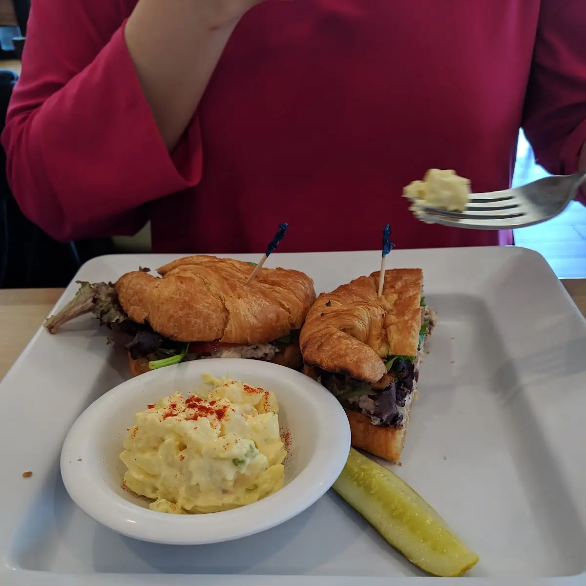 Chicken Garden Salad Sandwich