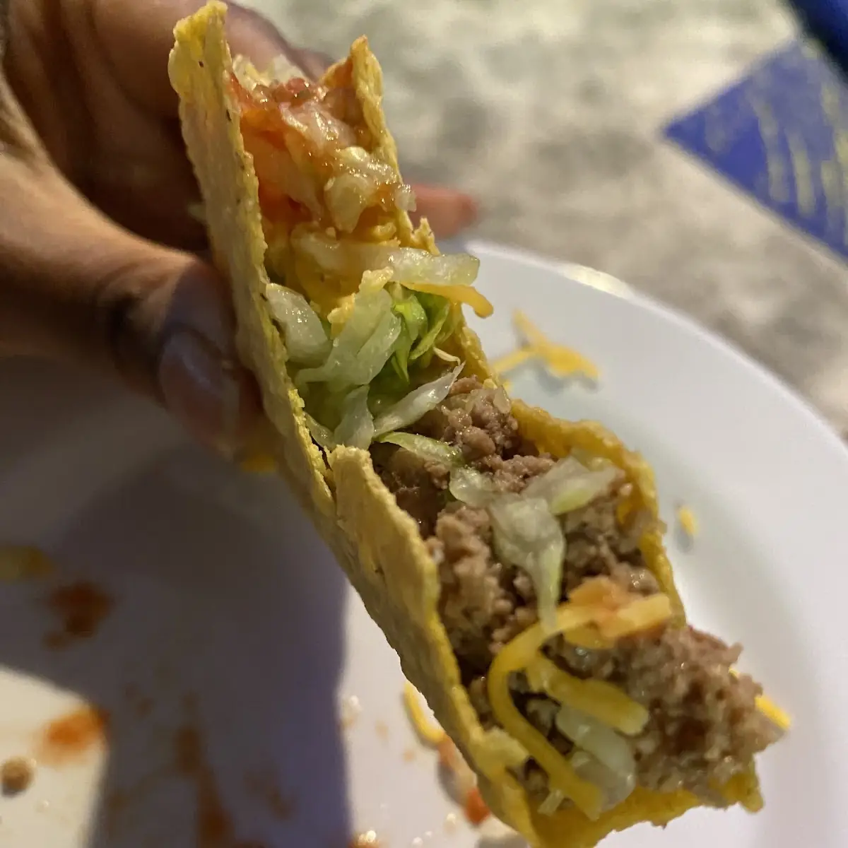 Beef Taco Hard Shell Taco