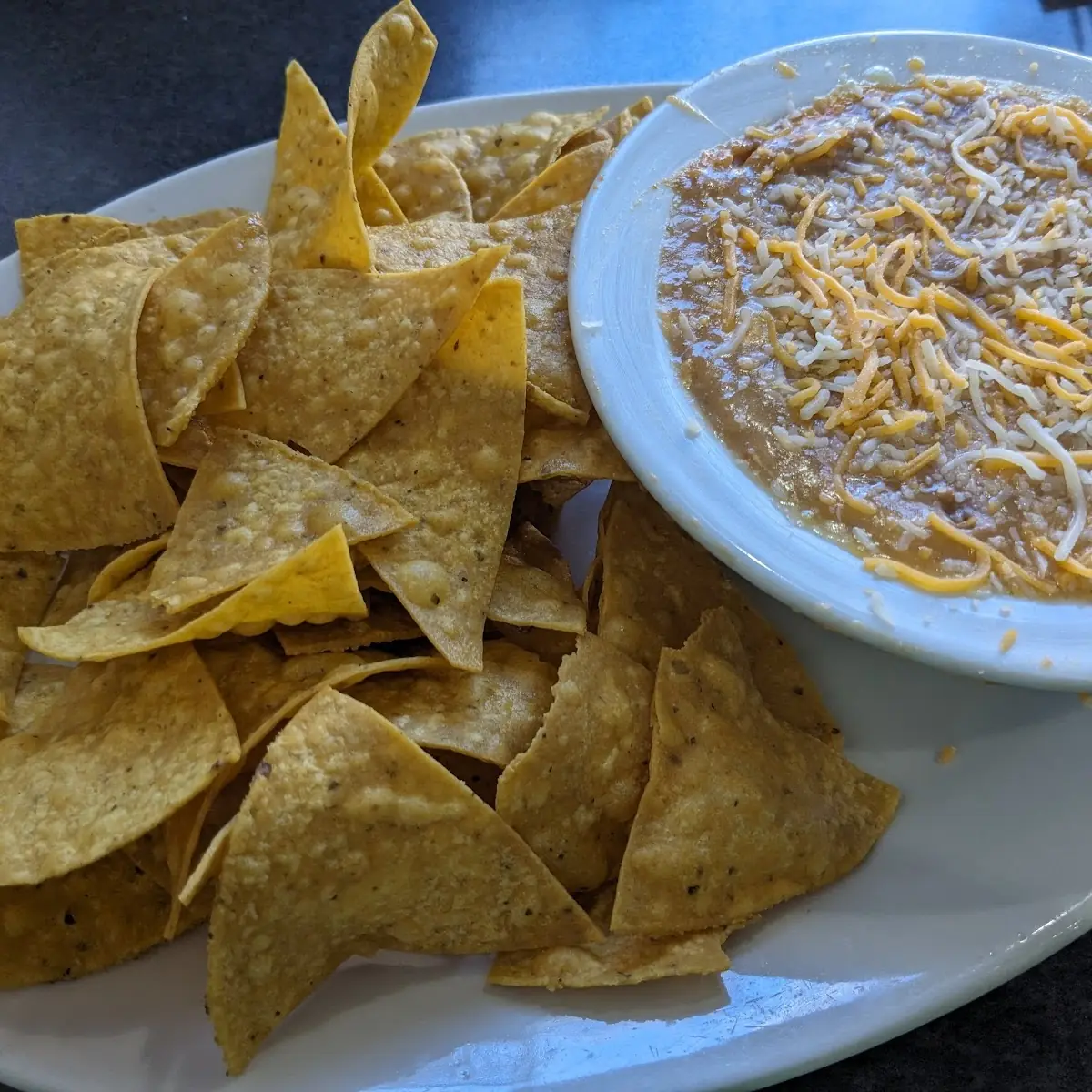 Bean Chili & Cheese Dip