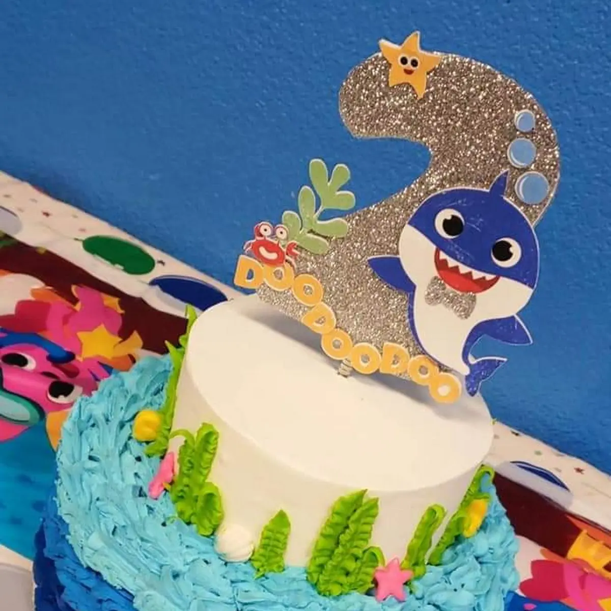 Custom Baby Shark Cake