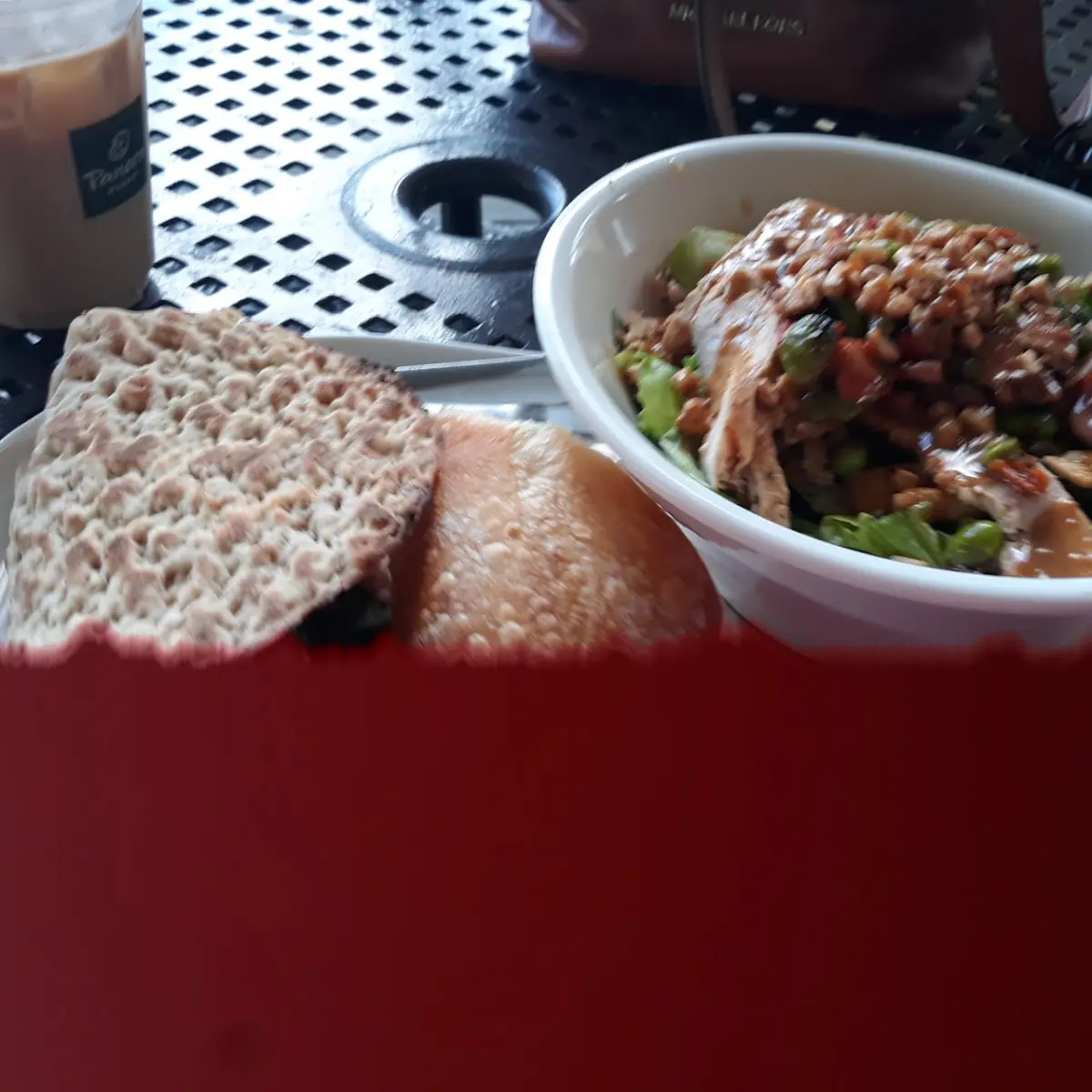 Asian Chicken Salad and 1 2 BBQ Chicken Flatbread