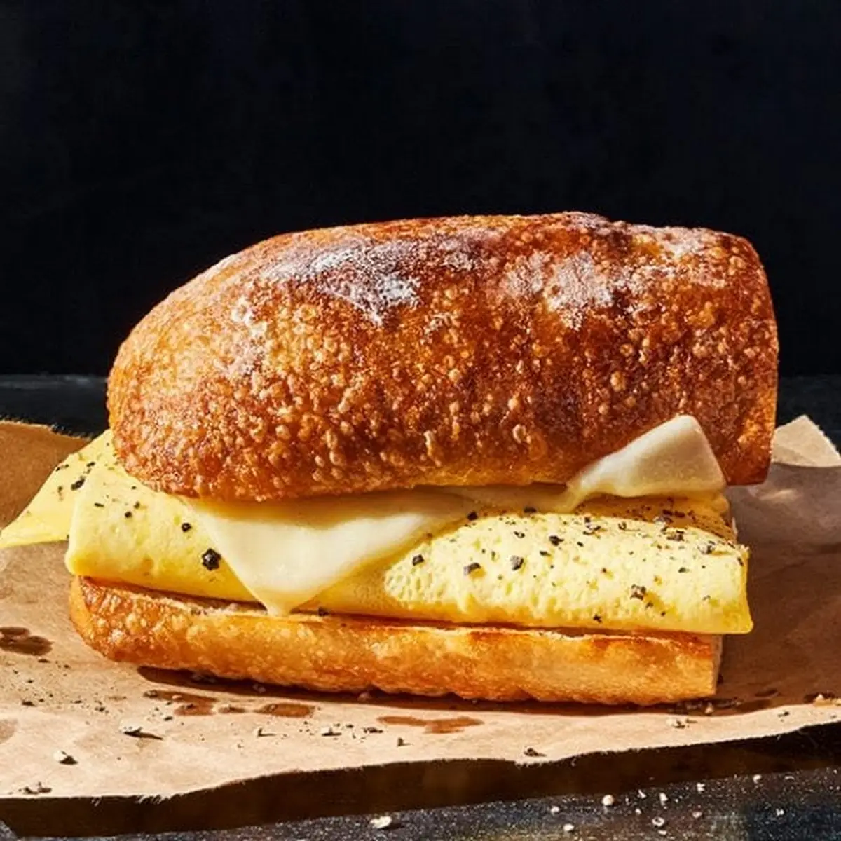 Ciabatta Egg & Cheese Sandwich