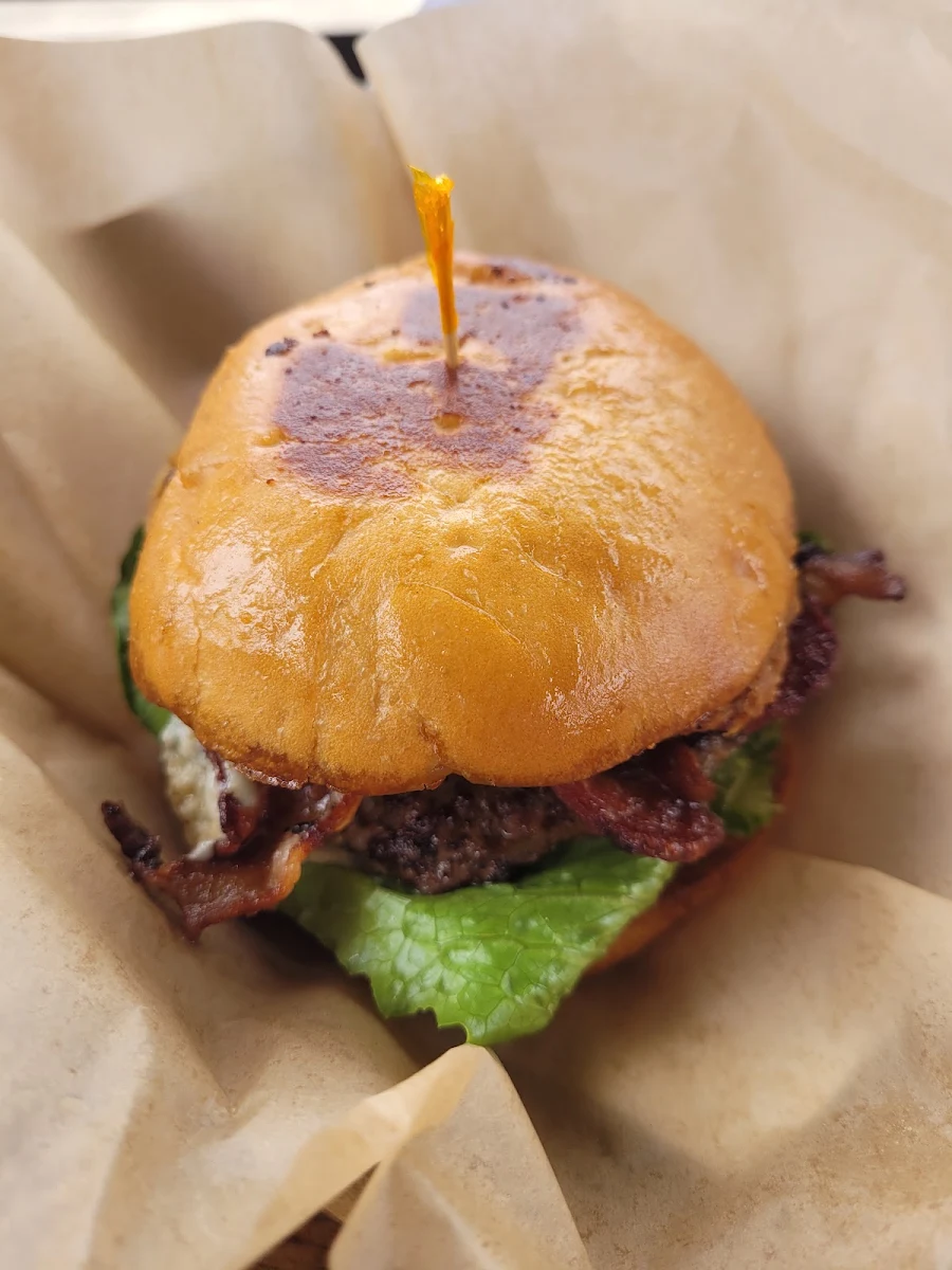 Bacon and Blue Cheese Burger