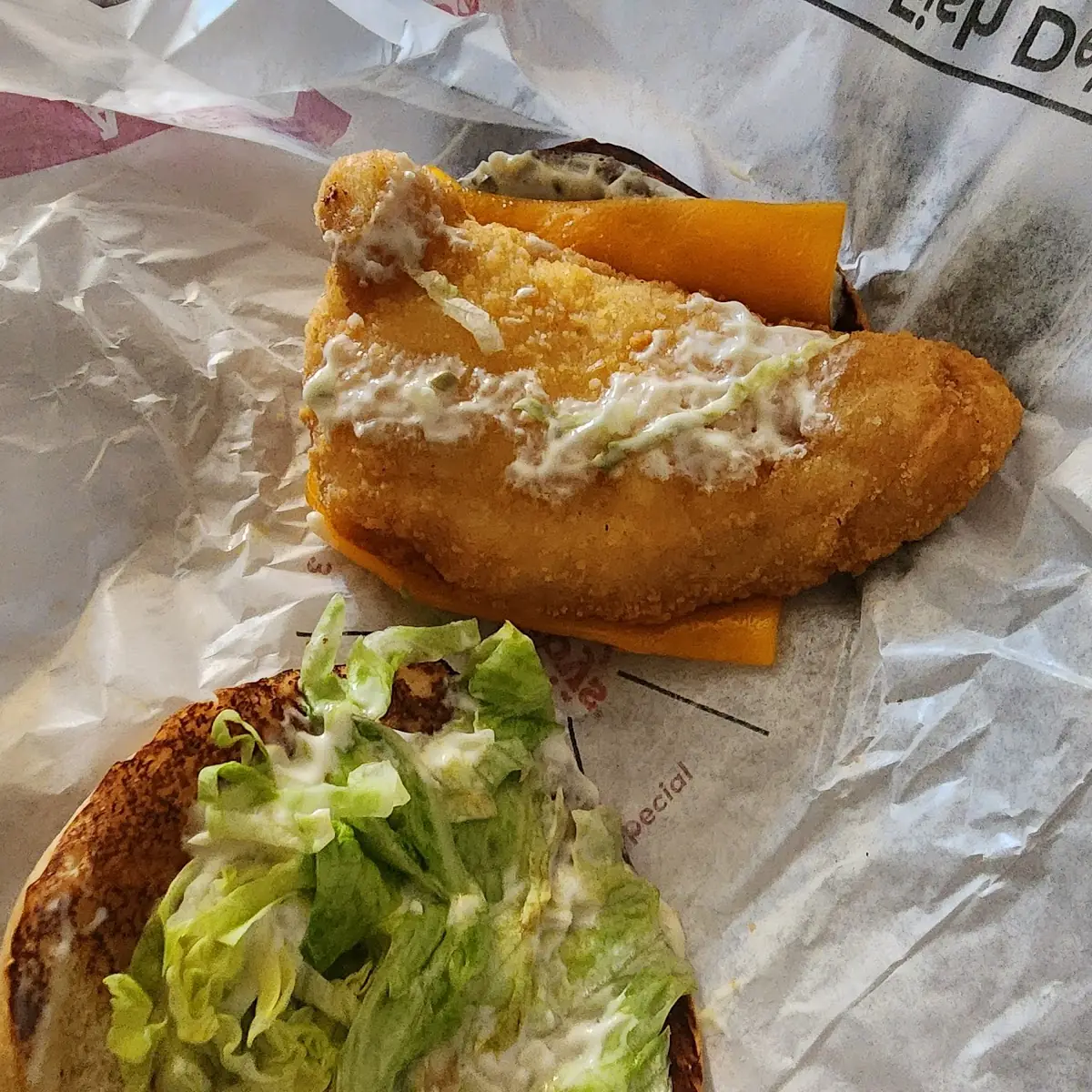 Deluxe Fish Sandwich