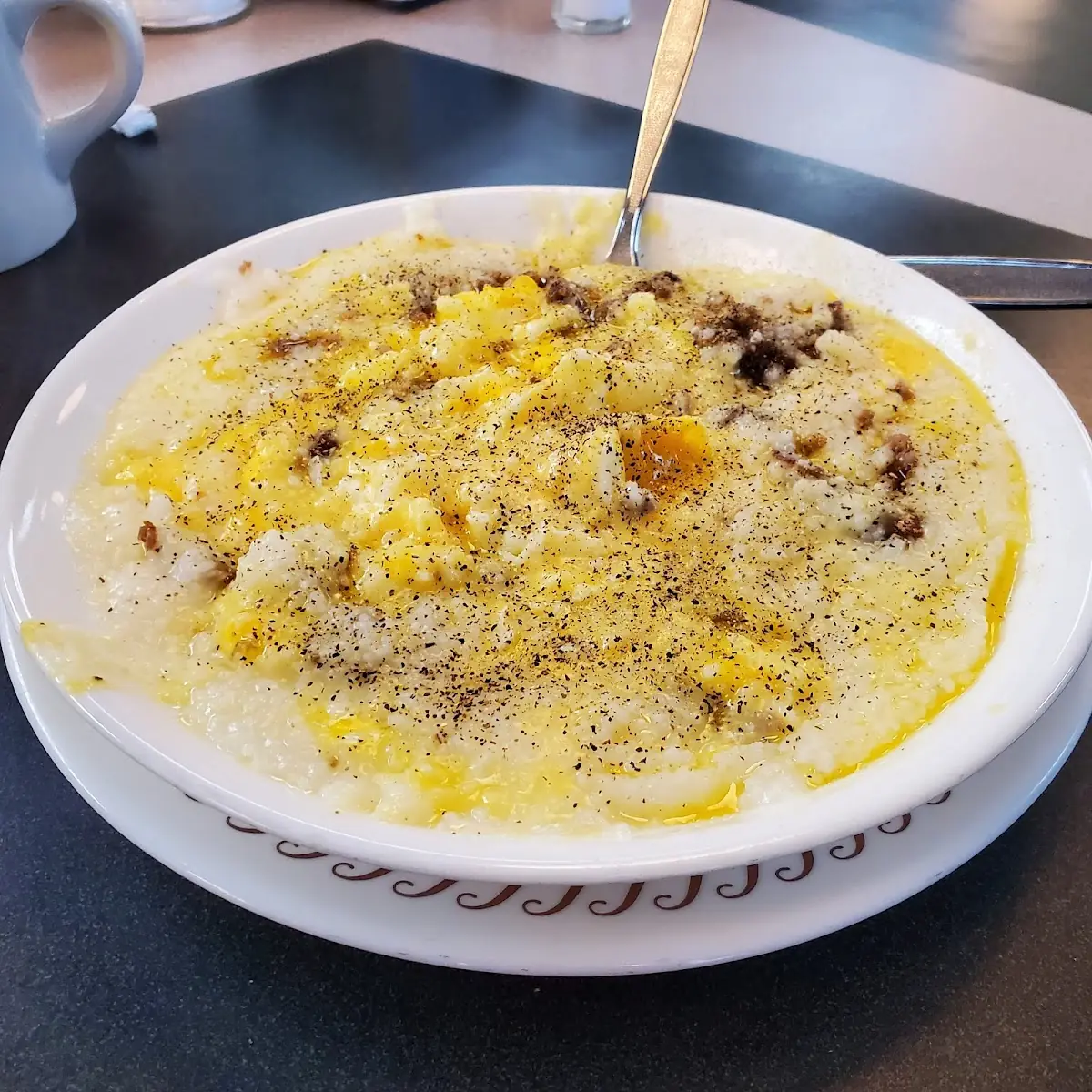 Sausage Egg & Cheese Grits Bowl