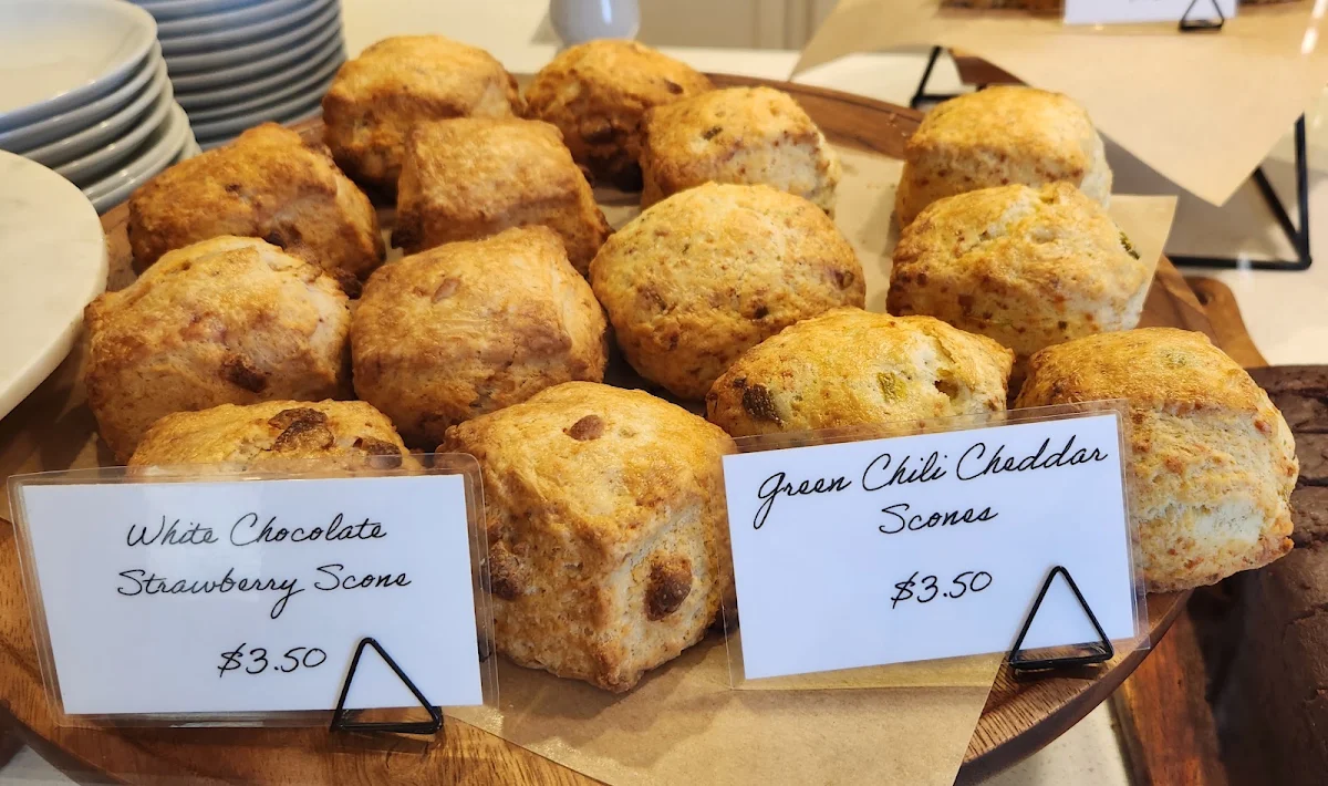 Scones Obviously Green Chile Version Has Rich Flavor & Nice Spicy Bite