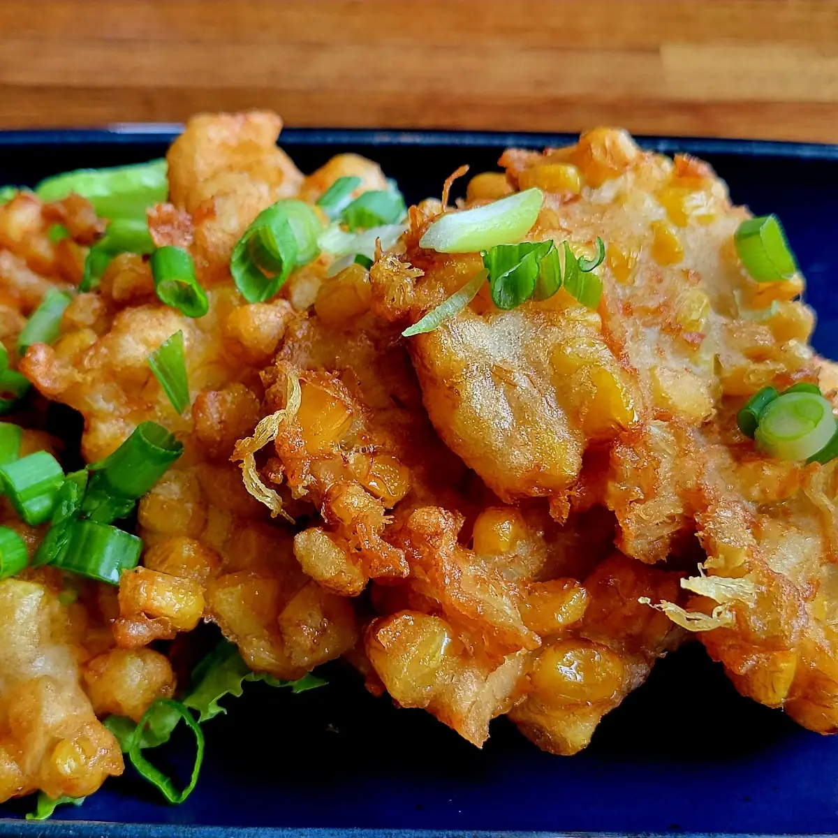Fried Sweet Corn with Crab