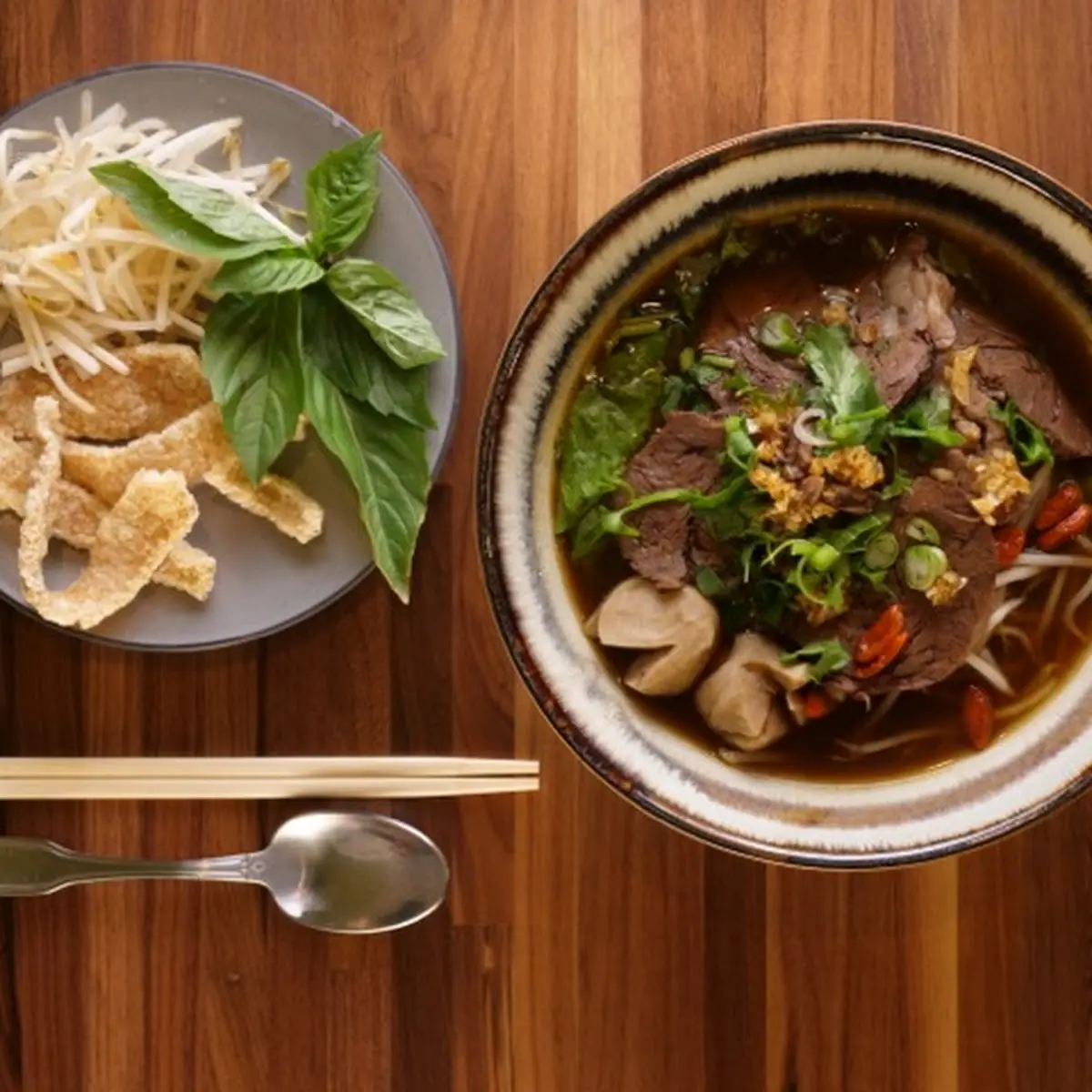 Thai Noodles Braised Beef or Pork