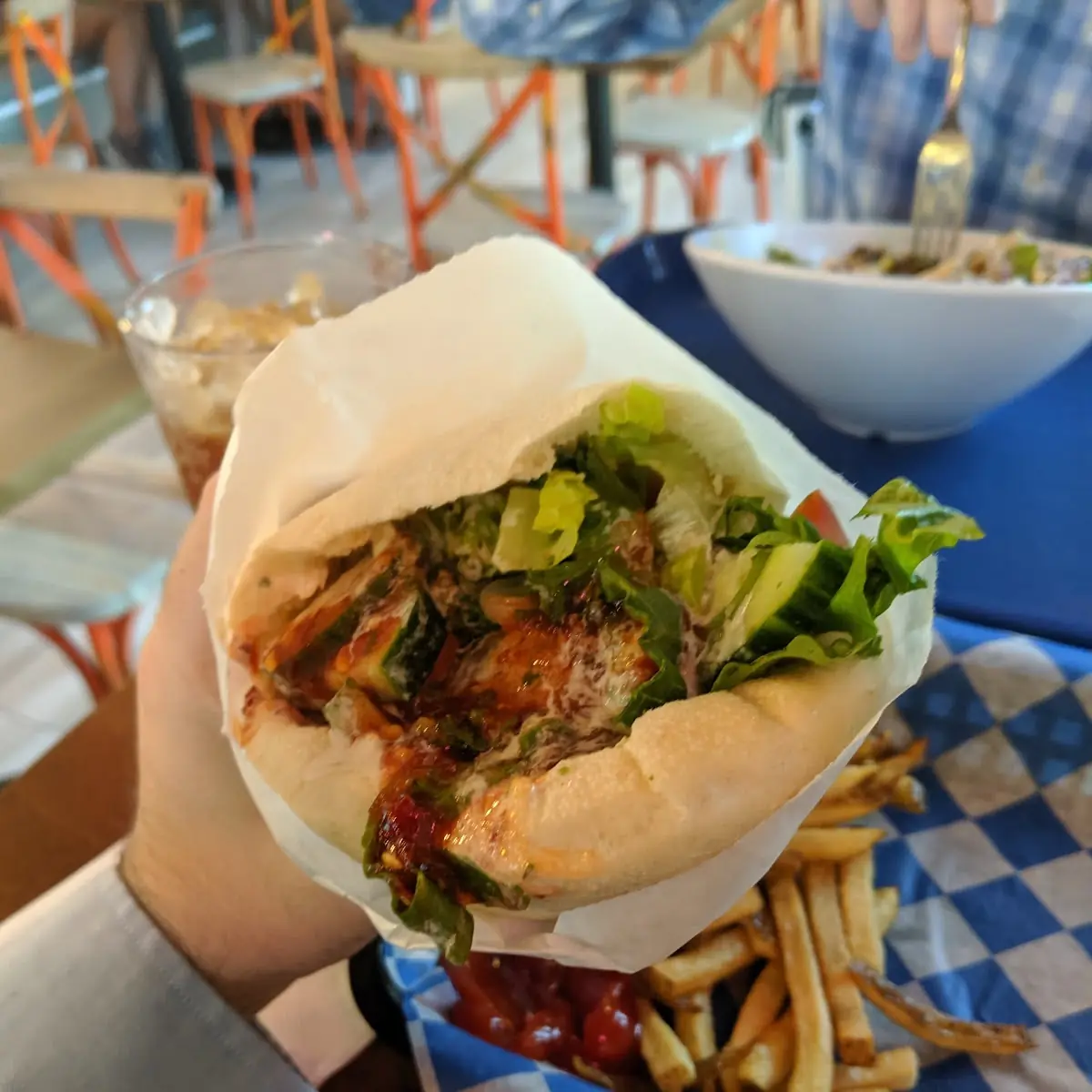 Spicy Falafel Pita