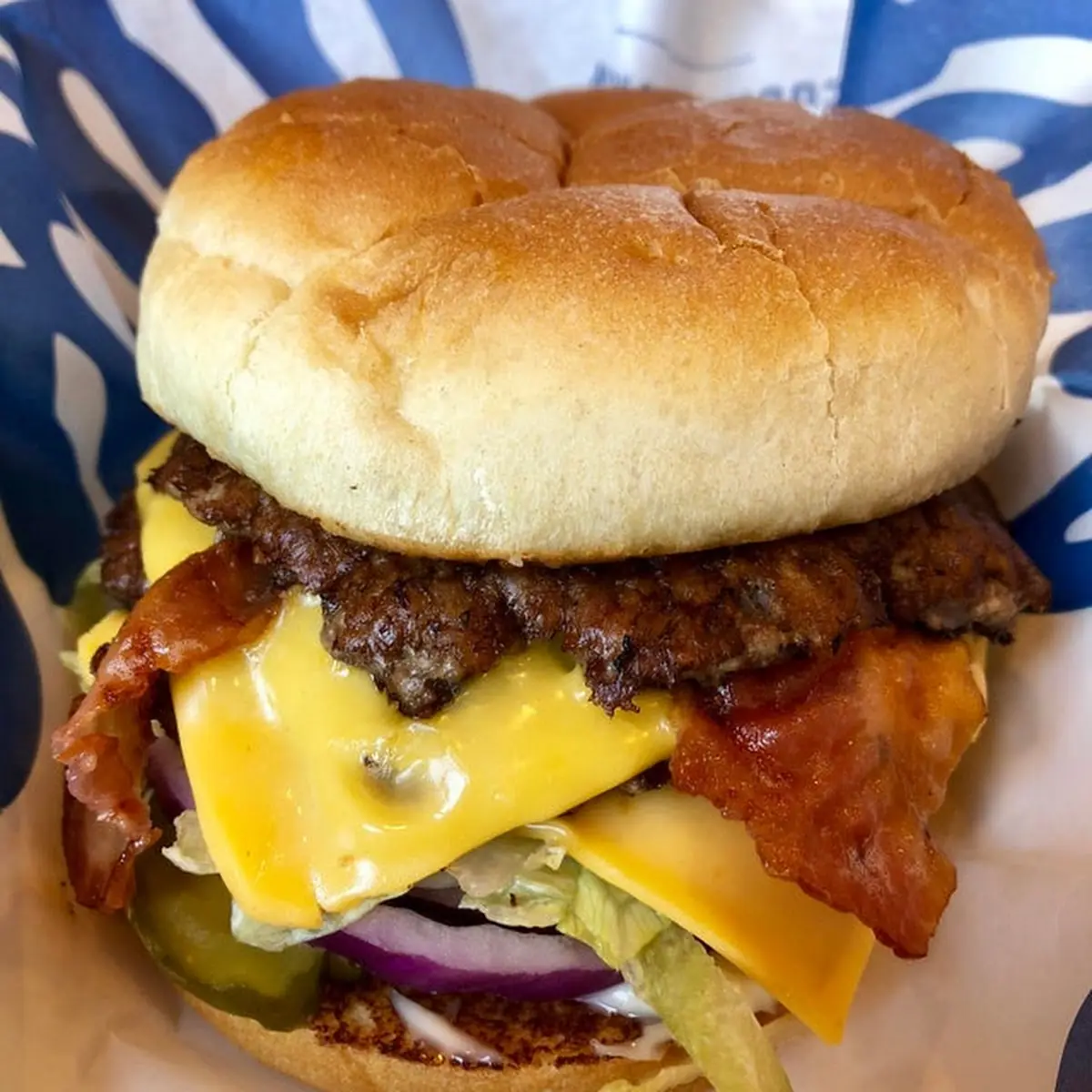 Deluxe Double Bacon Cheeseburger